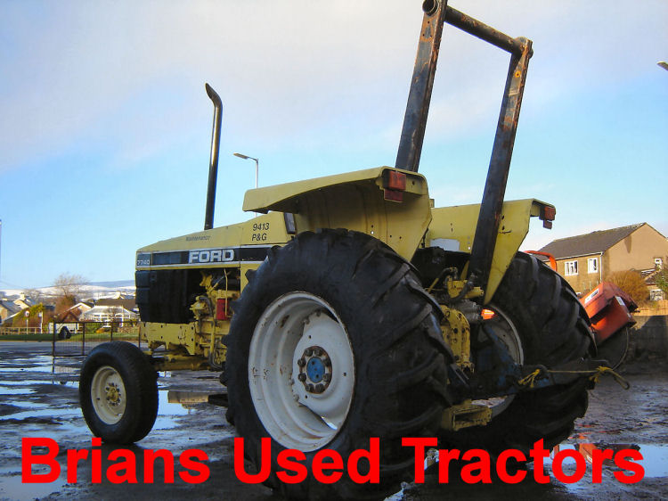 Ford nh 7740 tractor #4